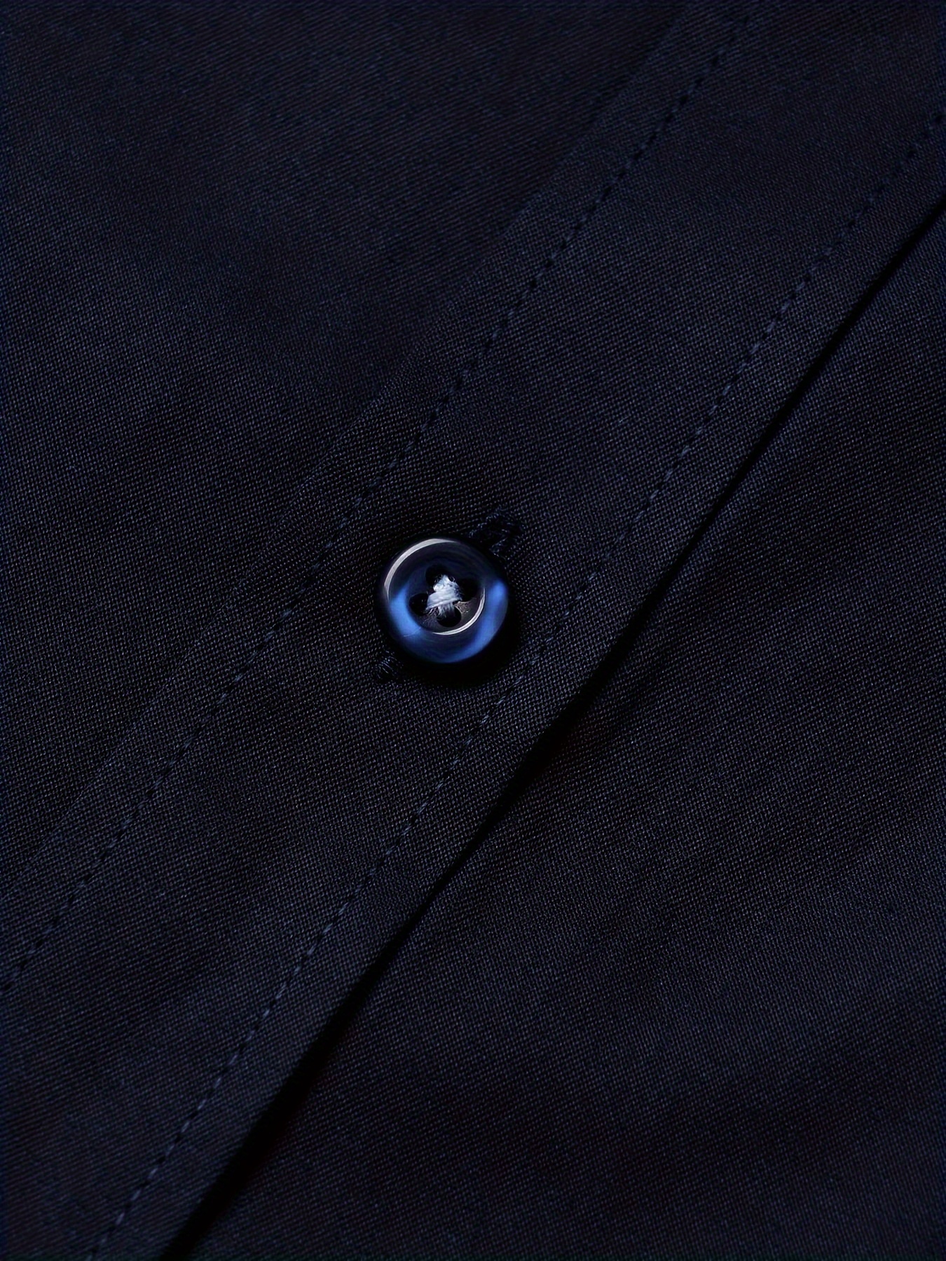 mens formal classic design button up shirt male clothes for spring and fall business occasion details 23