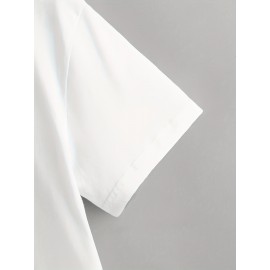 ''I've Got Your Back'' Simple Drawing, Men's Graphic T-shirt, Casual Comfy Tees For Summer